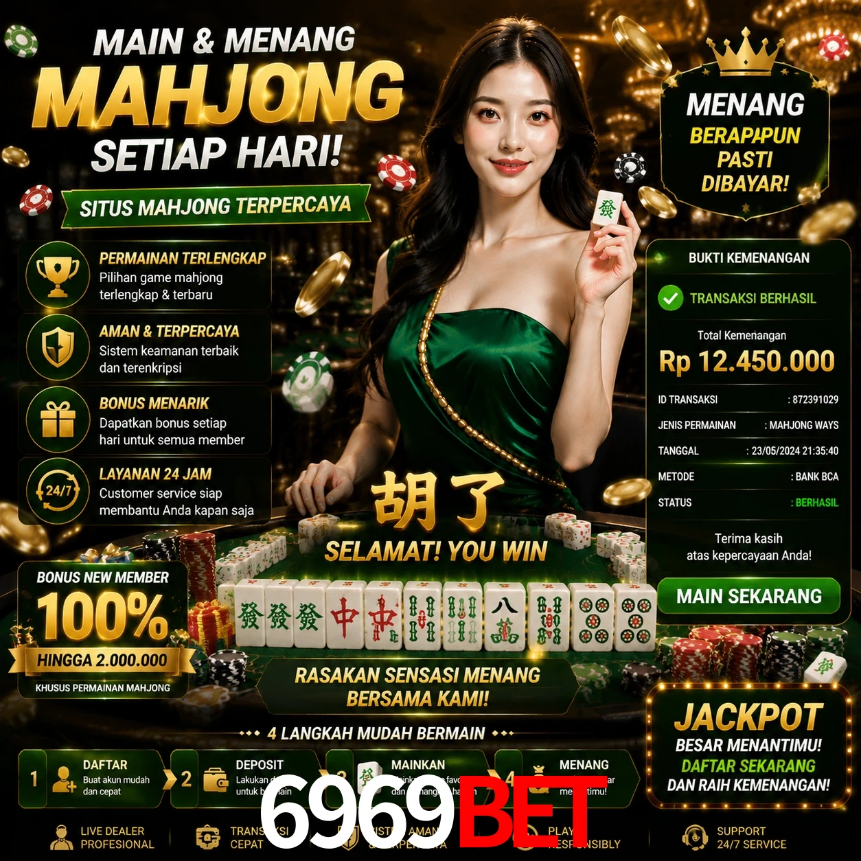 Ganhar e sacar na 6969bet